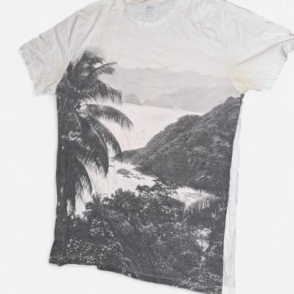 Old-navy Men's White and Grey T-shirt